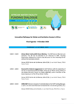 2023 Funding Dialogue - Agenda