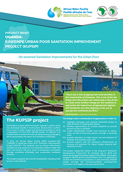 Uganda : Un-sewered Sanitation Improvements for the Urban Poor