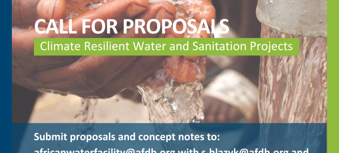 Call for Proposals: Climate Resilient Water and Sanitation Projects